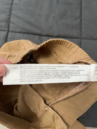 Pantalones Largos Marrón Claro