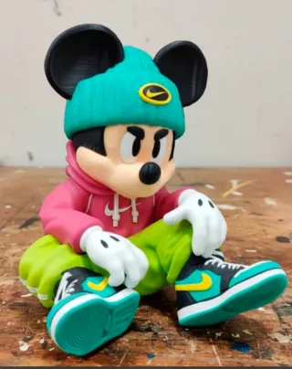 Paperina, Pluto e Topolino Fan Art 3D