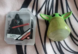 Darth Vader y Yoda figuras Star Wars