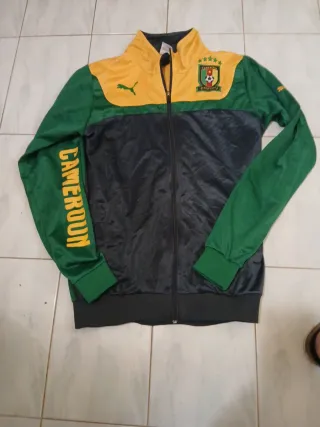 Felpa Puma Uomo L Slim Grigio Verde Giallo