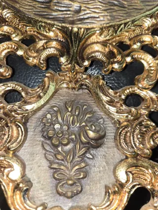Centros de mesa bronce macizo antiguo grande