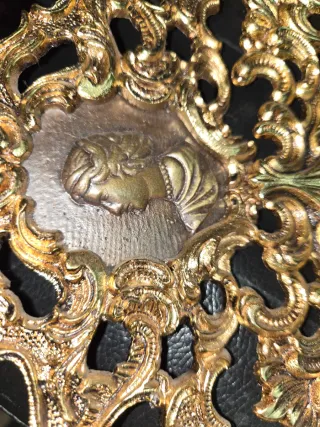 Centros de mesa bronce macizo antiguo grande