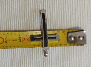 Ciondolo Croce Oro Bianco 750