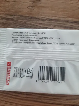 Figurine Genoa 2025/2026. Sigillate