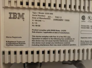 Monitor CRT IBM 2235-00N 14 (1999)