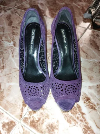 Zapatos tacón Zara Woman Collection talla 38