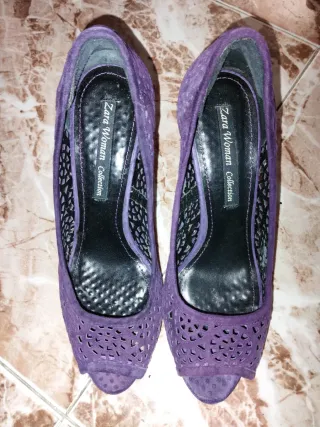 Zapatos tacón Zara Woman Collection talla 38