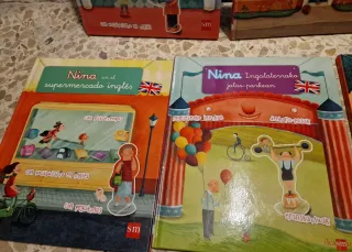 Lote de 6 libros infantiles de Nina para aprender
