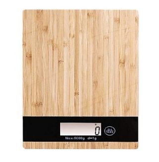 Báscula plana de cocina de madera SD-4215