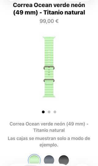 Correa Apple Watch 49mm Verde