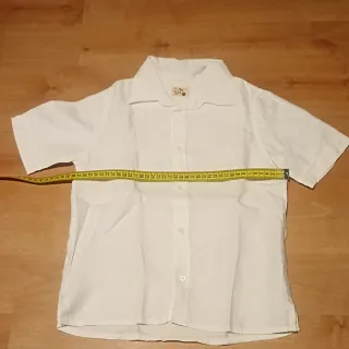 Camisa Lino Blanca Talla 7