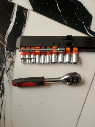 Carraca y vasos métricos 4-13mm