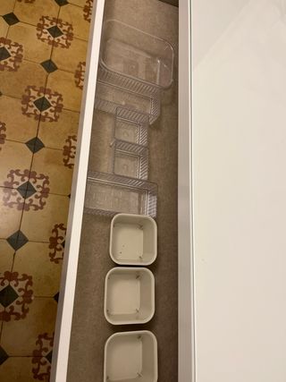 Tocador Ikea MALM blanco con cristal y regalos!