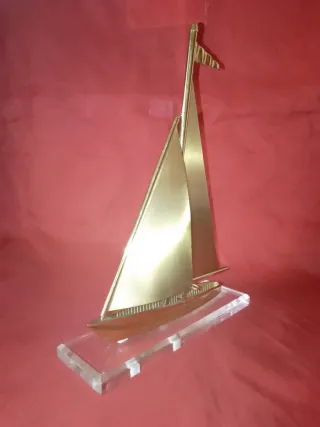 Velero latón/bronce antiguo