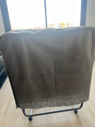 Somier plegable con colchón fino