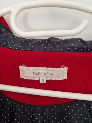 Abrigo Paño Rojo Mujer Talla S