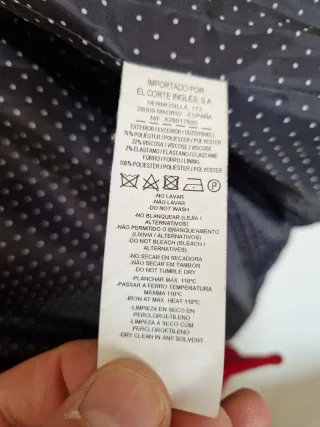 Abrigo Paño Rojo Mujer Talla S