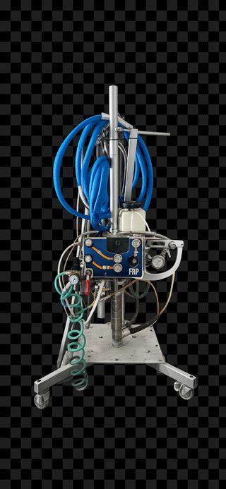 EQUIPO DE PROYECTAR RESINAS Y FIBRA DE VIDRIO.