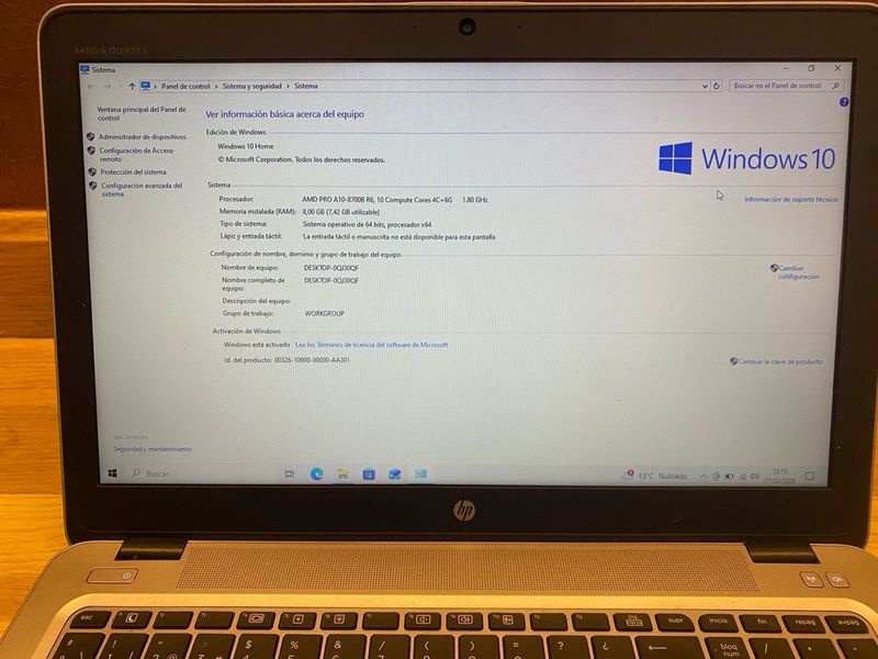 HP Elitebook 755 G4 y G3 Plata afbeelding 4