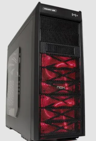 Torre ATX Nox Coolbay+8GbRamDdr4+Fuente+Mother