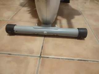 Bicicleta Elíptica Gris y Negra