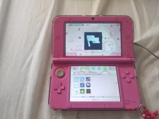 Nintendo 3DS XL Rosa con Homebrew + Nintendog DS