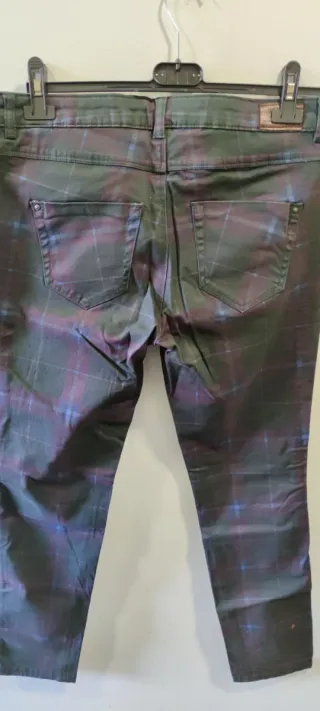 Pantalones Zara cuadros mujer