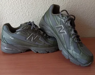 New Balance 740 gris/verde