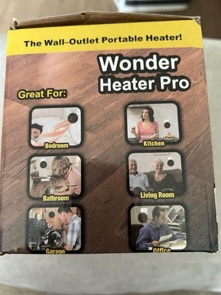 Calefactor Eléctrico Portátil Blanco