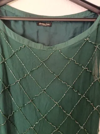 Vestido gasa Massimo Dutti