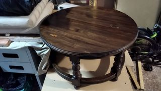 Mesa Baja Rústica Madera Maciza