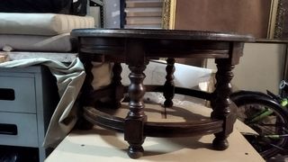 Mesa Baja Rústica Madera Maciza