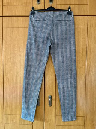 Pantalón cuadros gris Denim Co. Talla 42