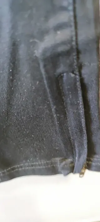 Pantalones Mango Basic Negros Mujer