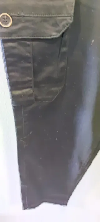 Pantalones Mango Basic Negros Mujer