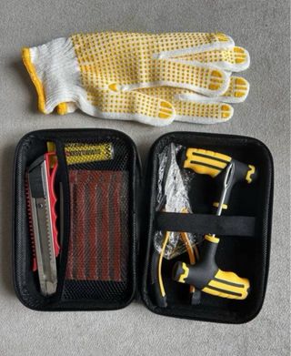 Kit reparación pinchazos tubeless moto coche NUEVO