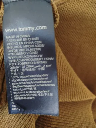 Jersey Tommy Hilfiger verde militar talla M