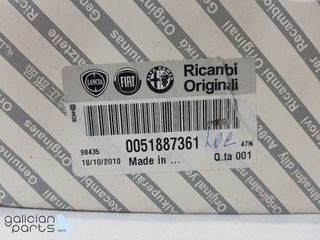 Boca aire trasera Fiat Doblo (2005-...) NUEVO ORIG
