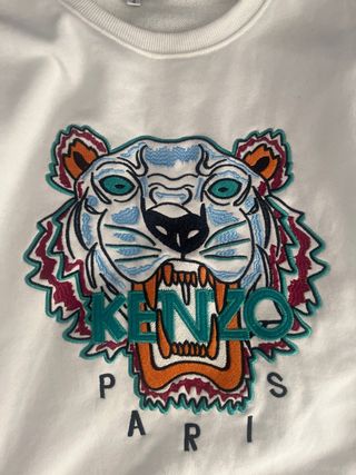 Sudadera Kenzo Blanca Tigre Paris