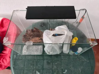 Acuario 60L con accesorios