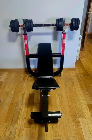 Banco abdominal con pesas Dikar Sport