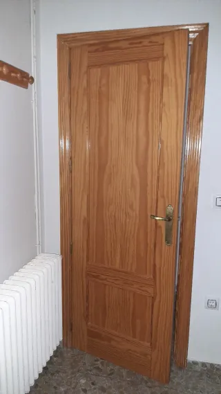 Juego de puertas de madera interiores