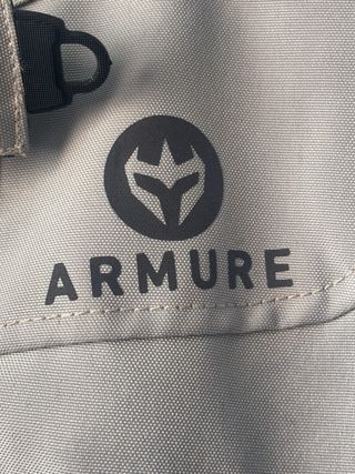 Chaqueta Moto Armure Gris y Negra Mujer