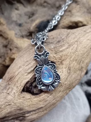 Collana Ciondolo Stile Boho Vintage Argento