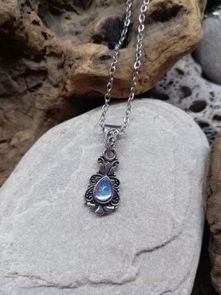 Collana Ciondolo Stile Boho Vintage Argento