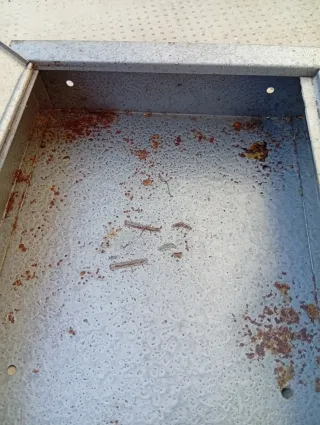 Cassetta della posta in metallo con 2 chiavi