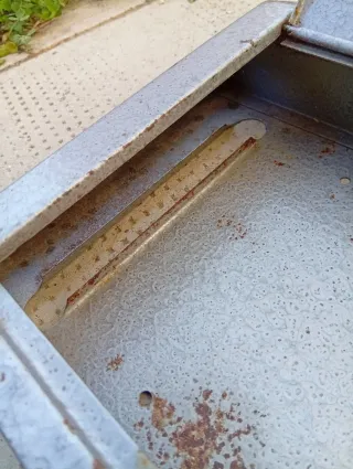 Cassetta della posta in metallo con 2 chiavi