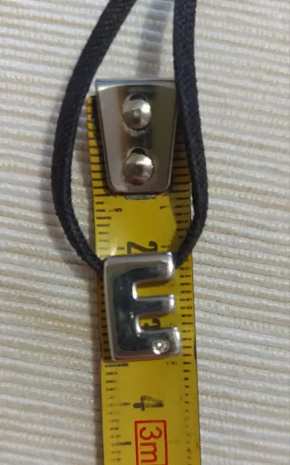 Ciondolo lettera E oro bianco 750..18kt con diaman