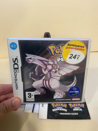 Videogioco Pokémon Perla per Nintendo DS, con manuale dell'allenatore