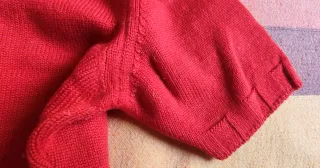 Maglia lana manica corta collo alto